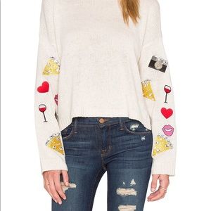 Wildfox Emoji Sweater